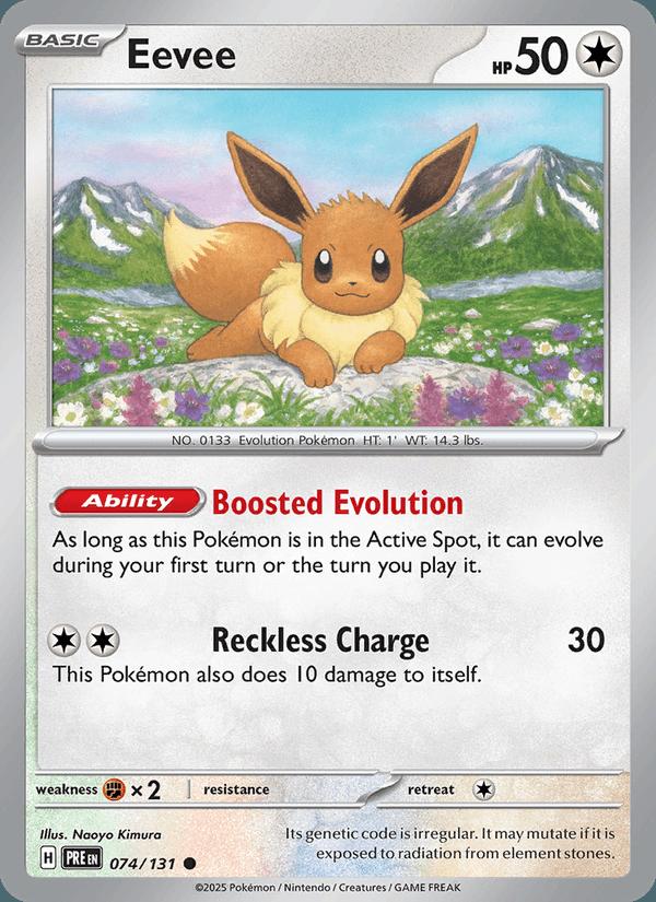 Eevee - Prismatic Evolutions (Common) [PRE-074] Image principale du produit