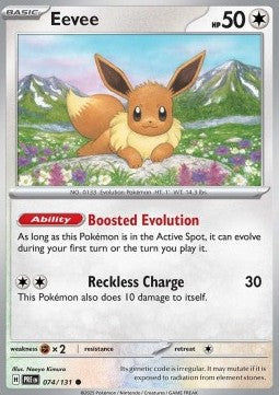 Eevee - Prismatic Evolutions (Common) [PRE-074] Hover Image