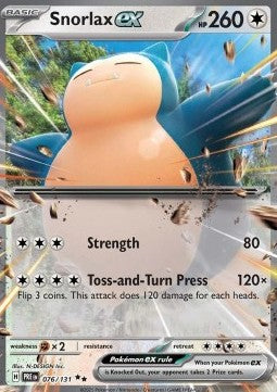 Snorlax ex - Prismatic Evolutions (Double Rare) [PRE-076]