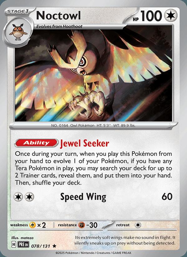 Noctowl - Prismatic Evolutions (Rare) [PRE-078] Hoofdafbeelding