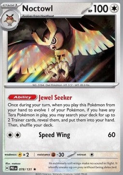 Noctowl - Prismatic Evolutions (Rare) [PRE-078] Hover Image