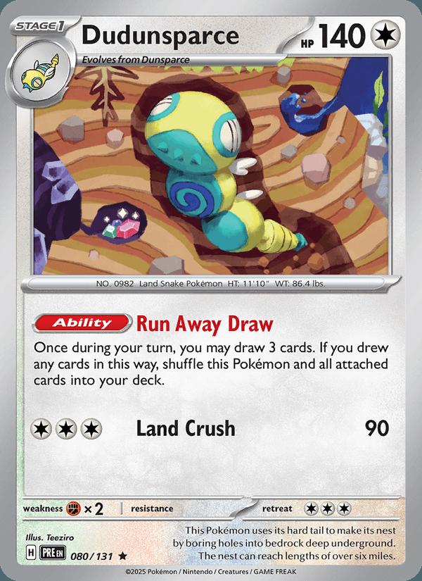 Dudunsparce - Prismatic Evolutions (Rare) [PRE-080] Main image