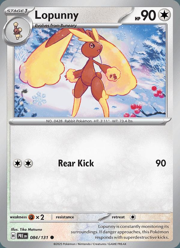 Lopunny - Prismatic Evolutions (Common) [PRE-084] Immagine principale del prodotto