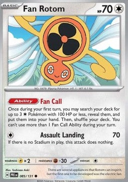 Fan Rotom - Prismatic Evolutions (Common) [PRE-085]