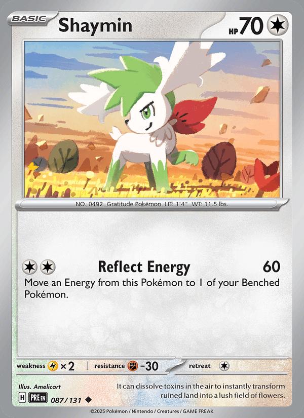 Shaymin - Prismatic Evolutions (Uncommon) [PRE-087] Hoofdafbeelding