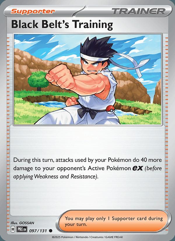 Black Belt's Training - Prismatic Evolutions (Common) [PRE-097] Main image