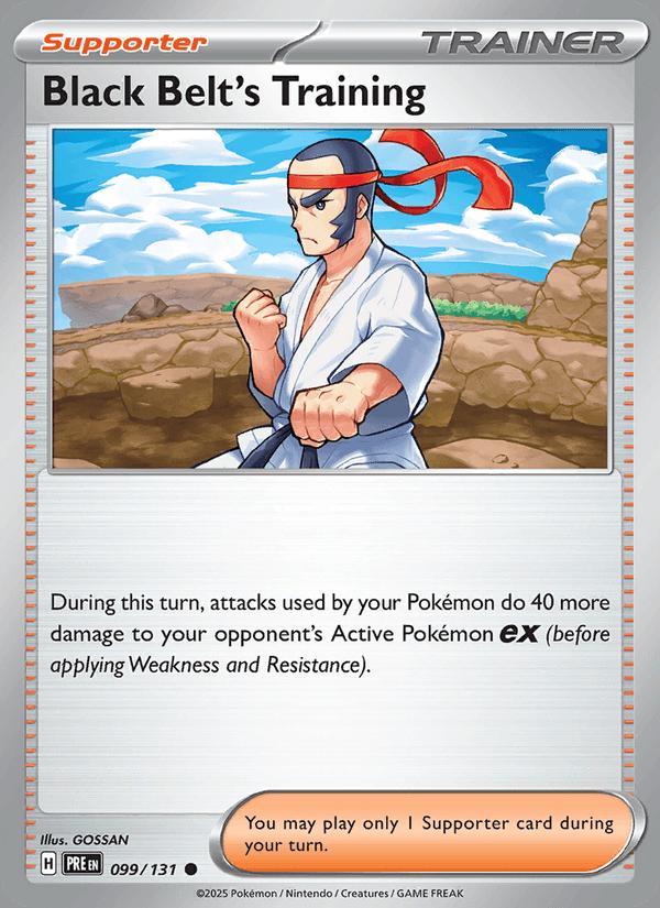 Black Belt's Training - Prismatic Evolutions (Common) [PRE-099] Main image