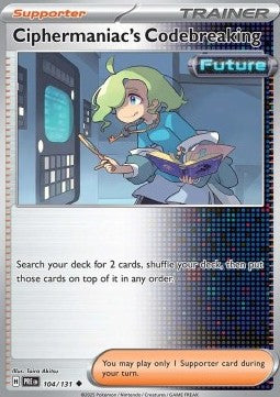 Ciphermaniac's Codebreaking - Prismatic Evolutions (Uncommon) [PRE-104] Immagine principale del prodotto