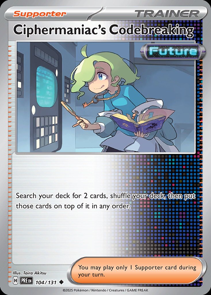 Ciphermaniac's Codebreaking - Prismatic Evolutions (Uncommon) [PRE-104] Hauptbild