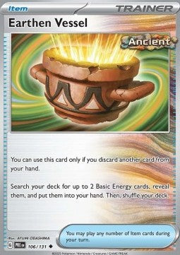 Earthen Vessel - Prismatic Evolutions (Uncommon) [PRE-106] Hover Image