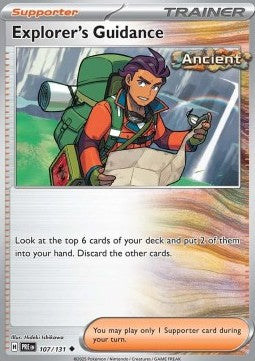 Explorer's Guidance - Prismatic Evolutions (Uncommon) [PRE-107] Imagen principal del producto