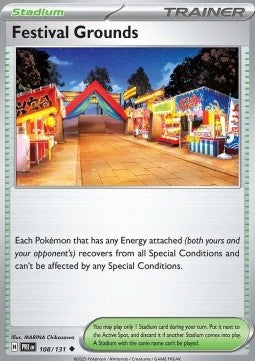 Festival Grounds - Prismatic Evolutions (Uncommon) [PRE-108] Hover Image