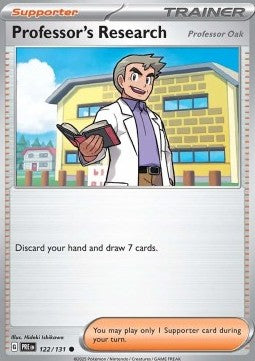 Professor's Research - Professor Oak - Prismatic Evolutions (Common) [PRE-122] Hover Image