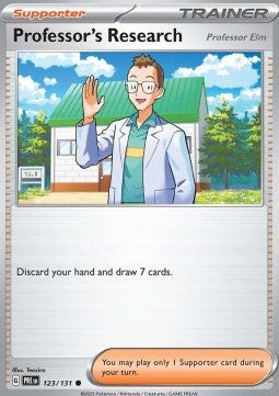 Professor's Research - Professor Elm - Prismatic Evolutions (Common) [PRE-123] Imagen principal del producto