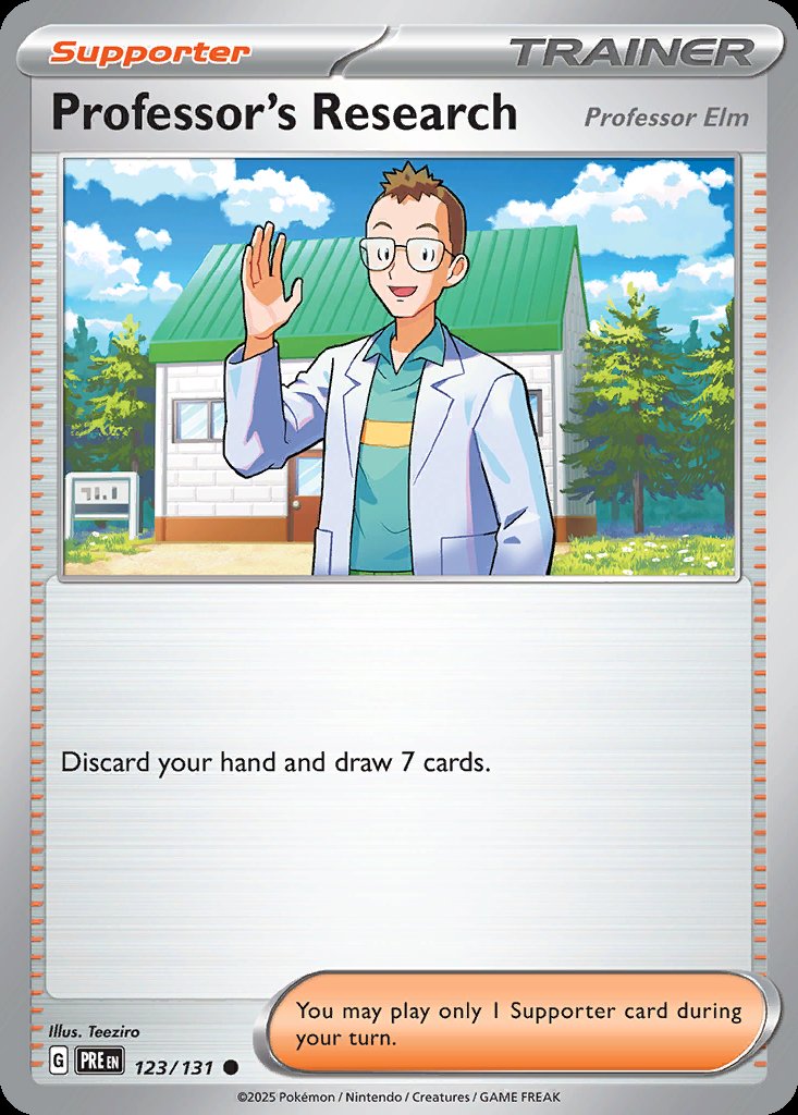 Professor's Research - Professor Elm - Prismatic Evolutions (Common) [PRE-123] Hauptbild