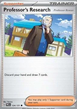 Professor's Research - Professor Rowan - Prismatic Evolutions (Common) [PRE-124] Imagen principal del producto