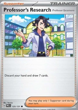 Professor's Research - Professor Sycamore - Prismatic Evolutions (Common) [PRE-125] Imagen principal del producto