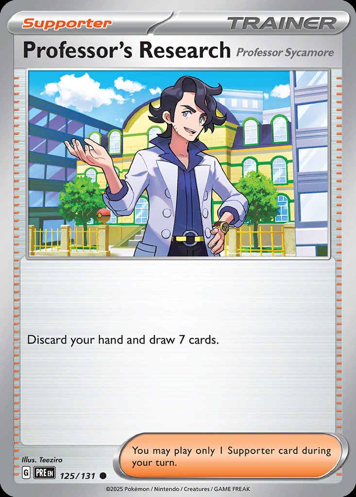 Professor's Research - Professor Sycamore - Prismatic Evolutions (Common) [PRE-125] Hauptbild