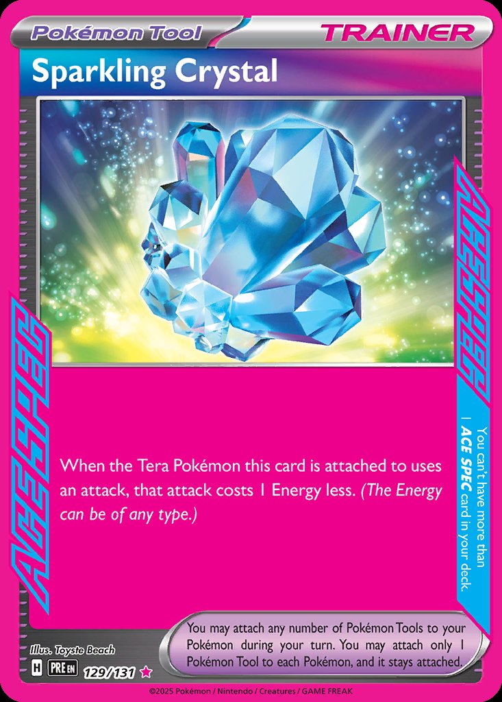 Sparkling Crystal - Prismatic Evolutions (ACE Rare) [PRE-129] Hauptbild
