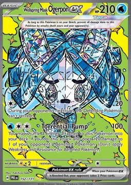 Wellspring Mask Ogerpon ex - Prismatic Evolutions (Special Illustration Rare) [PRE-152] Hauptbild