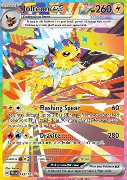 Jolteon ex - Prismatic Evolutions (Special Illustration Rare) [PRE-153] Imagen principal del producto