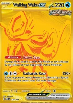 Walking Wake ex - Prismatic Evolutions (Secret Rare) [PRE-178]
