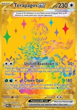 Terapagos ex - Prismatic Evolutions (Secret Rare) [PRE-180] Hauptbild