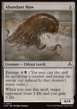 Abundant Maw - Innistrad Remastered (Common) [INR-1] Hover Image
