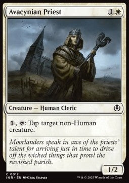 Avacynian Priest - Innistrad Remastered (Common) [INR-12] Hauptbild