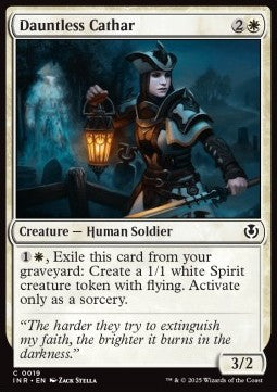 Dauntless Cathar - Innistrad Remastered (Common) [INR-19] Hauptbild