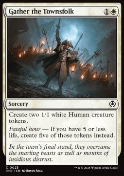 Gather the Townsfolk - Innistrad Remastered (Common) [INR-23] Hauptbild