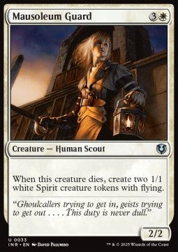 Mausoleum Guard - Innistrad Remastered (Uncommon) [INR-33] Imagen principal del producto