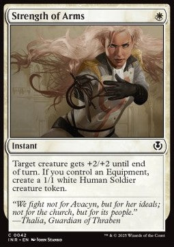 Strength of Arms - Innistrad Remastered (Common) [INR-42] Hauptbild
