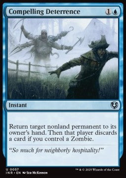 Compelling Deterrence - Innistrad Remastered (Uncommon) [INR-57] Hauptbild