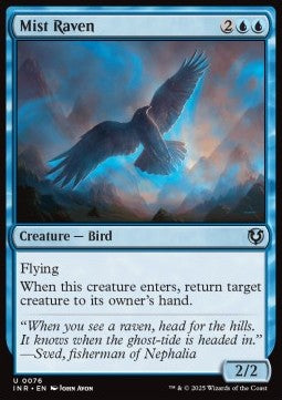 Mist Raven - Innistrad Remastered (Uncommon) [INR-76] Imagen principal del producto