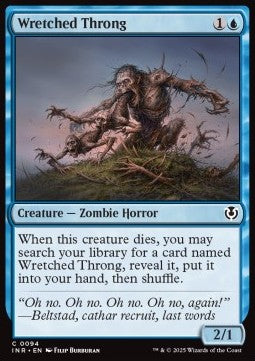 Wretched Throng - Innistrad Remastered (Common) [INR-94] Hauptbild