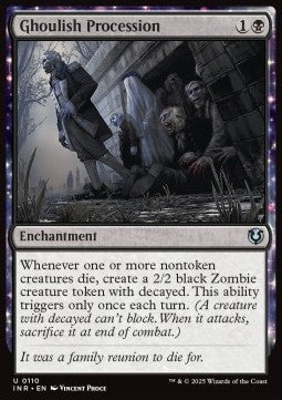 Ghoulish Procession - Innistrad Remastered (Uncommon) [INR-110] Main image