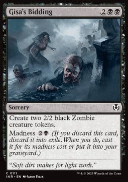 Gisa's Bidding - Innistrad Remastered (Common) [INR-111] Hauptbild