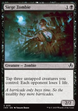 Siege Zombie - Innistrad Remastered (Common) [INR-131] Hauptbild