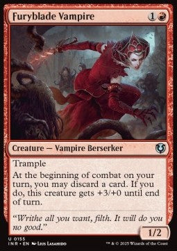 Furyblade Vampire - Innistrad Remastered (Uncommon) [INR-155] Main image