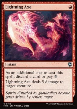 Lightning Axe - Innistrad Remastered (Uncommon) [INR-162]