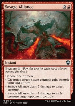 Savage Alliance - Innistrad Remastered (Uncommon) [INR-169] Main image