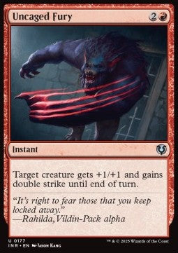 Uncaged Fury - Innistrad Remastered (Uncommon) [INR-177]