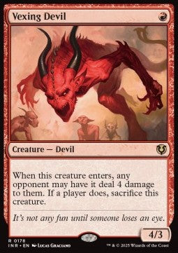 Vexing Devil - Innistrad Remastered (Rare) [INR-178] Imagen principal del producto