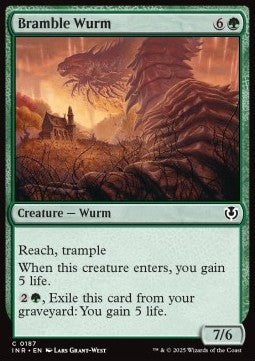 Bramble Wurm - Innistrad Remastered (Common) [INR-187] Hauptbild