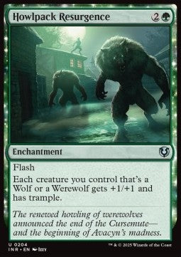 Howlpack Resurgence - Innistrad Remastered (Uncommon) [INR-204] Hauptbild