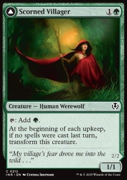 Scorned Villager / Moonscarred Werewolf - Innistrad Remastered (Common) [INR-212] Hauptbild