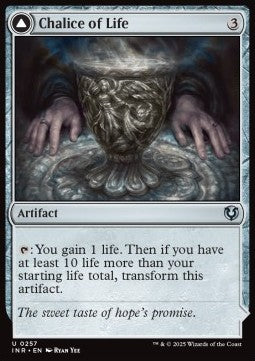 Chalice of Life / Chalice of Death - Innistrad Remastered (Uncommon) [INR-257] Hauptbild