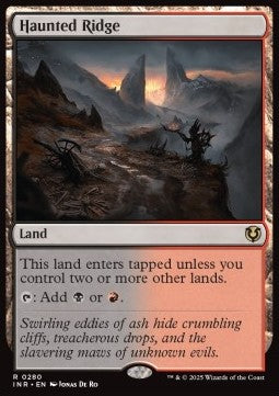 Haunted Ridge - Innistrad Remastered (Rare) [INR-280] Hauptbild