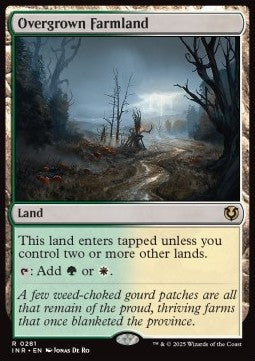 Overgrown Farmland - Innistrad Remastered (Rare) [INR-281] Imagen principal del producto